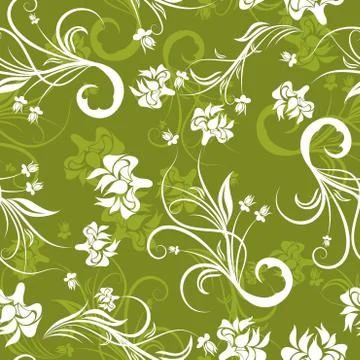Seamless floral pattern Stockillustratie