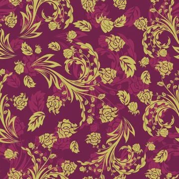 Seamless floral pattern 스톡 일러스트