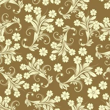 Seamless floral pattern イラスト素材