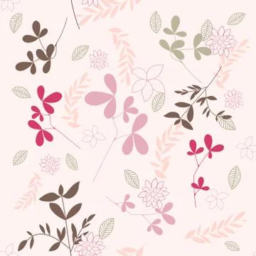 Seamless floral pattern 스톡 일러스트