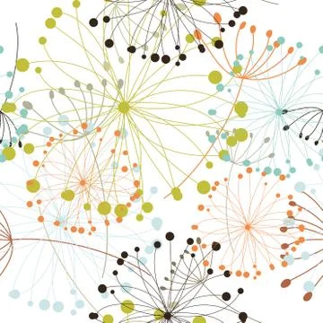 Seamless floral pattern Stockillustratie