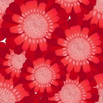 Seamless floral pattern Stock Illustration