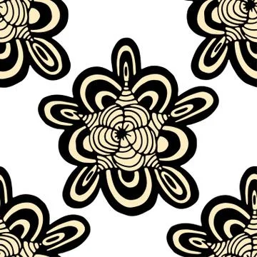 Seamless Floral Pattern 스톡 일러스트