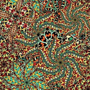 Seamless Floral Pattern Illustrazione stock