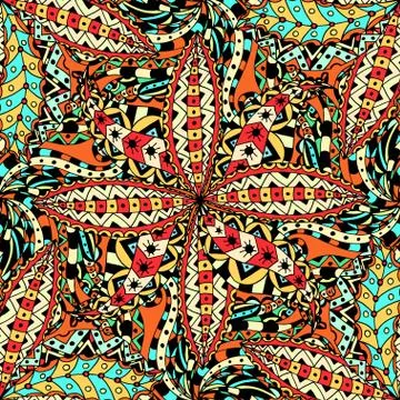 Seamless Floral Pattern Stock Illustration