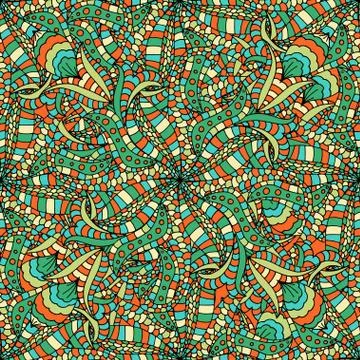 Seamless Floral Pattern Illustrazione stock