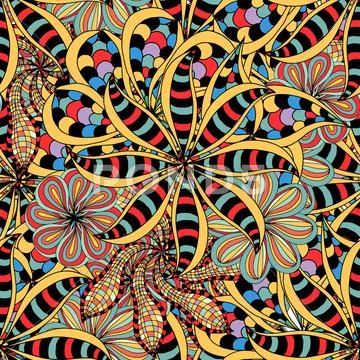 Seamless Floral Pattern Illustration