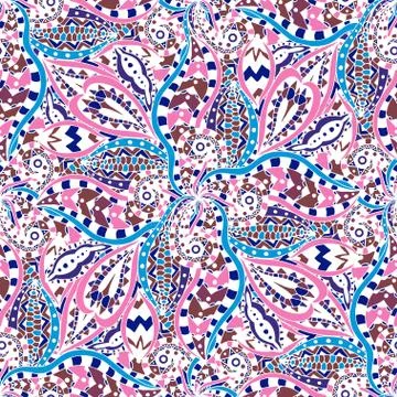Seamless Floral Pattern Illustrazione stock