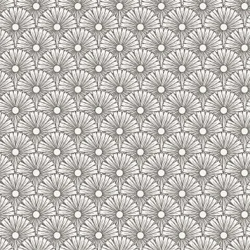 Seamless floral pattern Stock Illustration