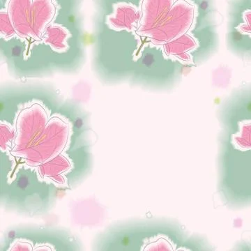 Seamless floral pattern Stock Illustration