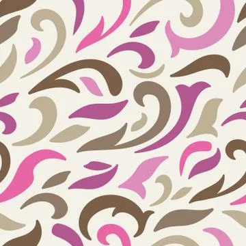 Seamless floral pattern Illustrazione stock
