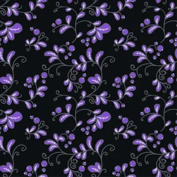 Seamless floral pattern Stock Illustration