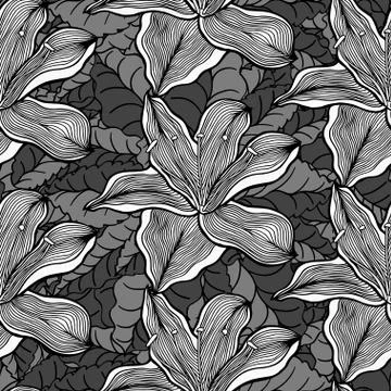 Seamless Floral Pattern Illustrazione stock