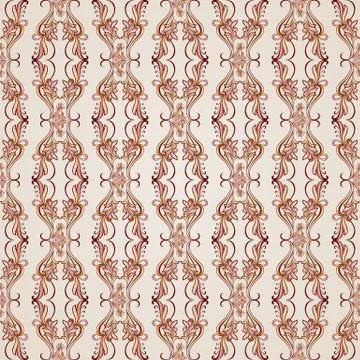 Seamless floral pattern Stock Illustration