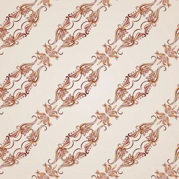 Seamless floral pattern Stock Illustration
