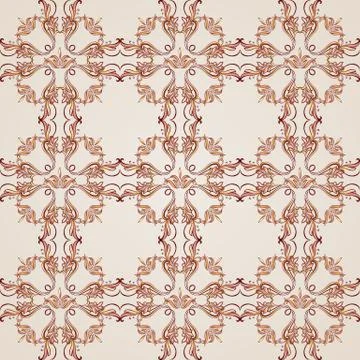 Seamless floral pattern Illustrazione stock