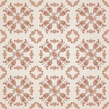 Seamless floral pattern Stock Illustration