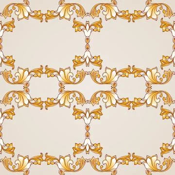 Seamless floral pattern Stock Illustration