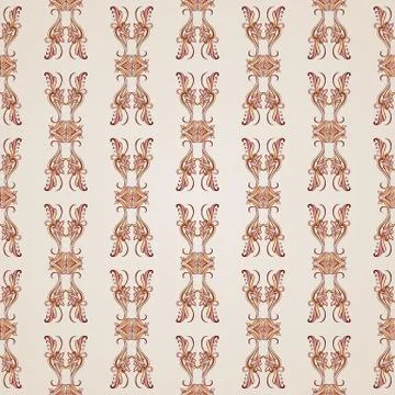 Seamless floral pattern Stock Illustration