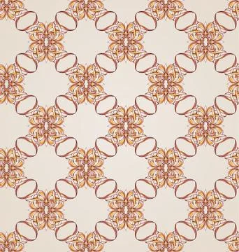 Seamless floral pattern Stock Illustration