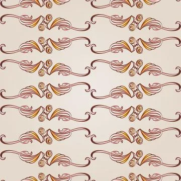 Seamless floral pattern Stock Illustration