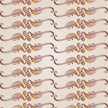 Seamless floral pattern Stock Illustration