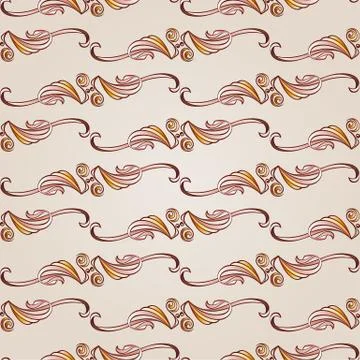 Seamless floral pattern Stock Illustration