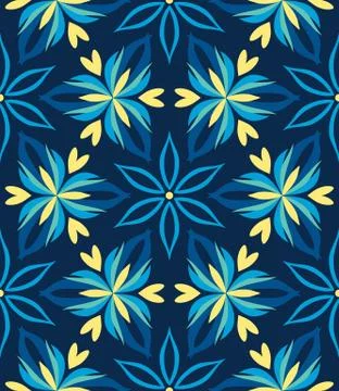 Seamless floral pattern Stock Illustration