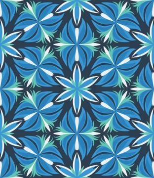 Seamless floral pattern Stock Illustration