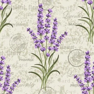 Seamless floral pattern Stock Illustration