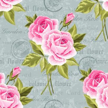Seamless floral pattern Stock Illustration