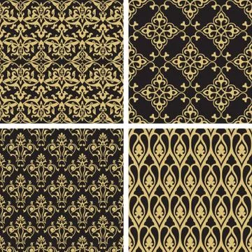 Seamless floral pattern. Stock Illustration