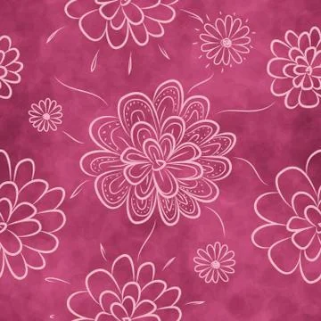Seamless floral pattern Stock Illustration