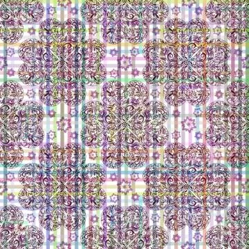 Seamless floral pattern Stock Illustration