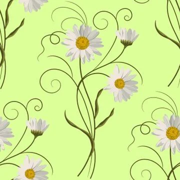 Seamless floral pattern Stock Illustration