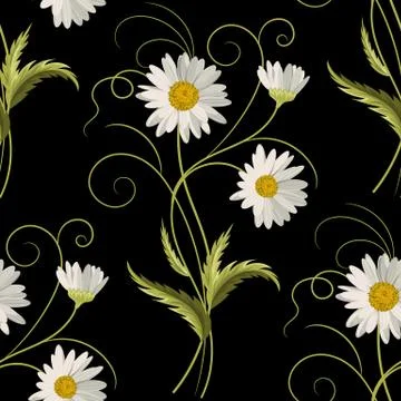 Seamless floral pattern Stock Illustration