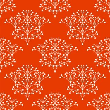 Seamless floral pattern Stock Illustration