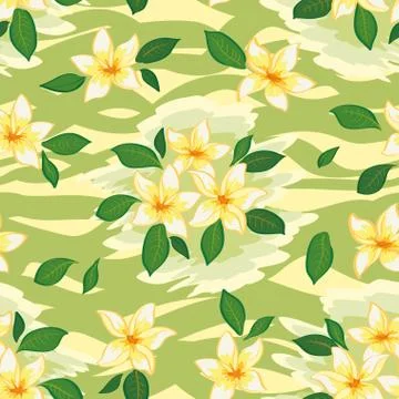 Seamless Floral Pattern Stock Illustration