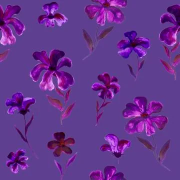Seamless Floral Pattern Illustrazione stock