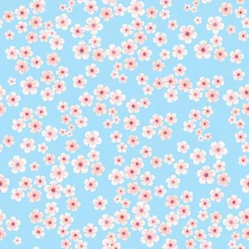 Seamless floral pattern Illustrazione stock