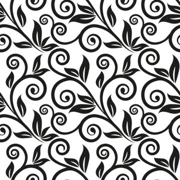 Seamless floral pattern Stock Illustration