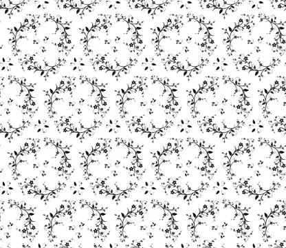 Seamless floral pattern Stock-Illustration