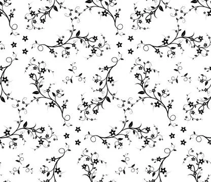 Seamless floral pattern Stock-Illustration