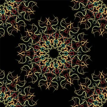 Seamless floral pattern Stock Illustration