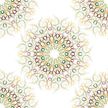 Seamless floral pattern Stock Illustration