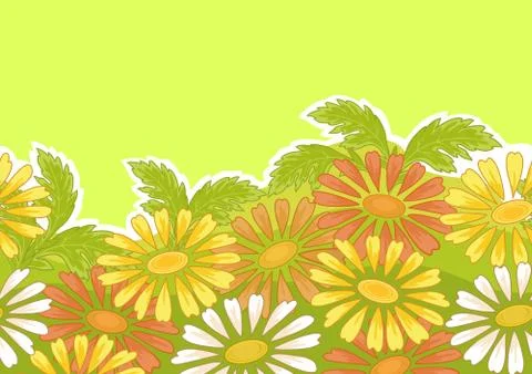 Seamless Floral Pattern Stock Illustration