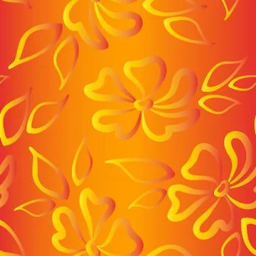 Seamless Floral Pattern Stock Illustration