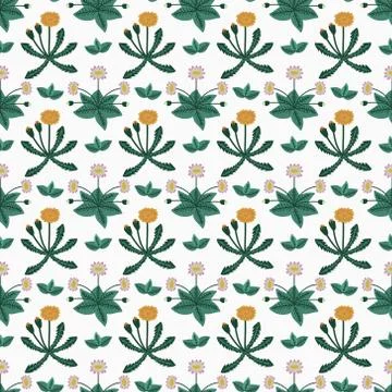 Seamless floral pattern Illustrazione stock