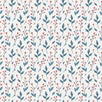 Seamless floral pattern Stock Illustration