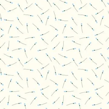 Seamless floral pattern Stock Illustration